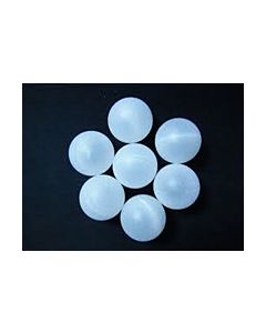 3/8 in. (0.375) Green Hollow HDPE Plastic Precision Balls, Polished