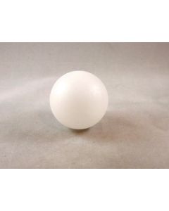 1 in. (1) White Delrin Plastic Resin Balls